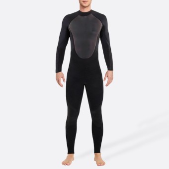 Classic simple stretch men’s full-length wetsuit