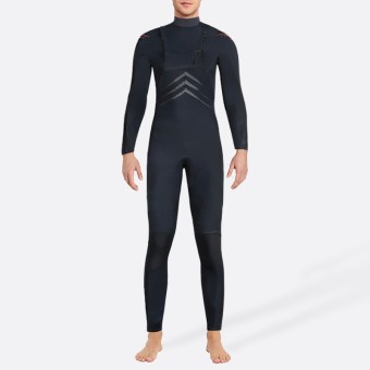 Cold-proof and warm elastic men's full-length wetsuit