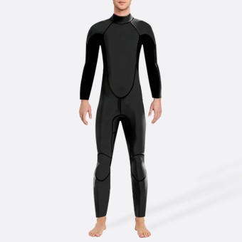 Stylish and sophisticated stretch men's full-body wetsuit
