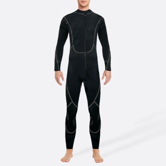 Thermal front zipper men's full wetsuit
