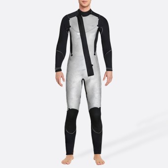Skin-friendly and stretchy men's full-length wetsuit