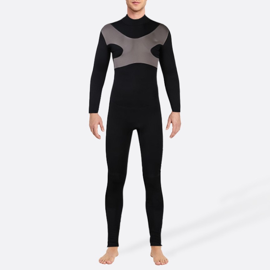 High quality rear zipper men's full wetsuit