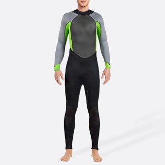 Fashionable patchwork men's full-body wetsuit