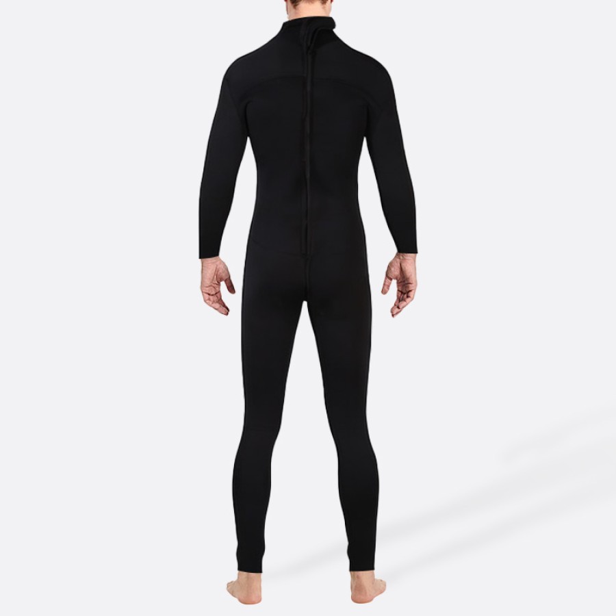 High quality rear zipper men's full wetsuit