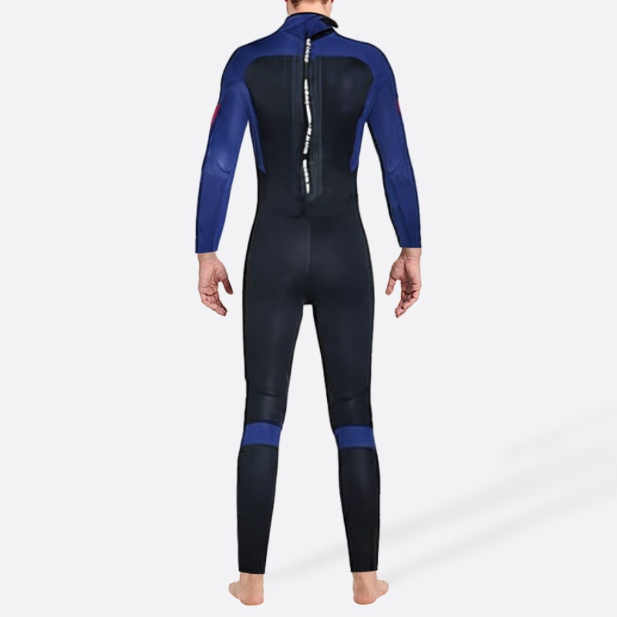 Comfortable and warm men's full-length wetsuit