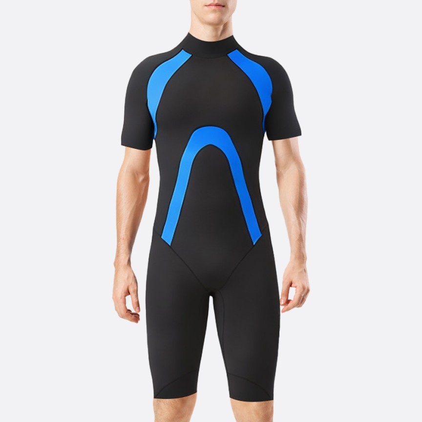 Professional high stretch men's short wetsuit