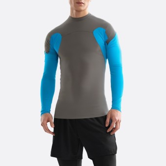 Lightweight comfortable stretch men's wetsuit top