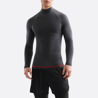 Simple black stretch men’s wetsuit top