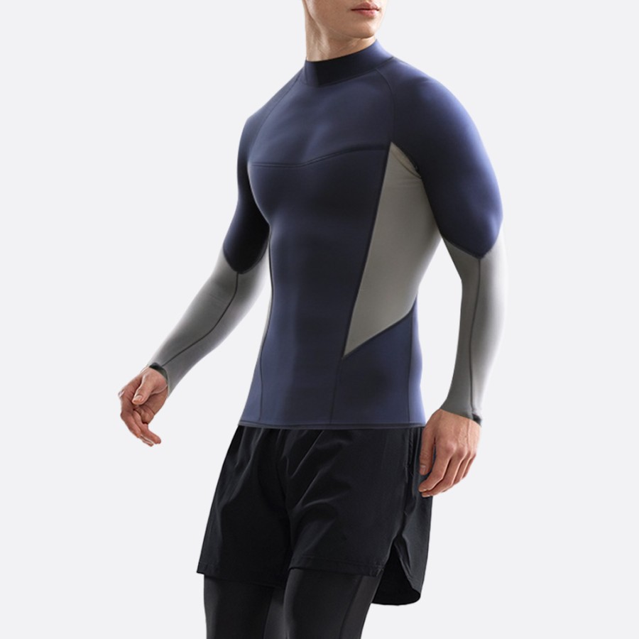 Super stretch warm soft men's wetsuit top