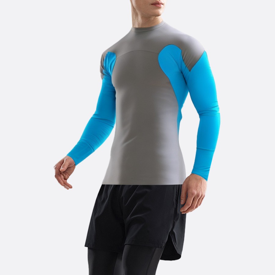 Lightweight comfortable stretch men's wetsuit top