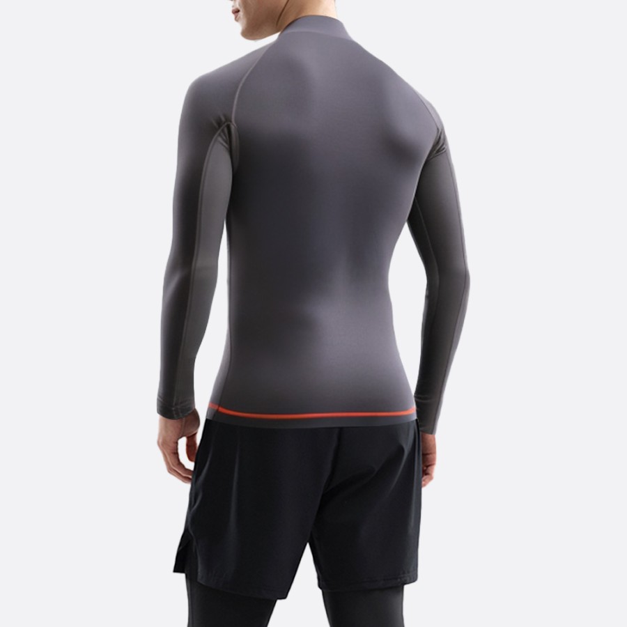 Simple black stretch men’s wetsuit top