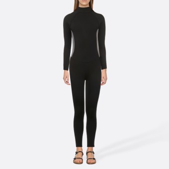New black comfortable women's full wetsuit