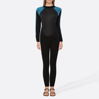 High elastic back zipper women's full wetsuit