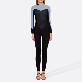 Colorblocked flexible fit women's full wetsuit