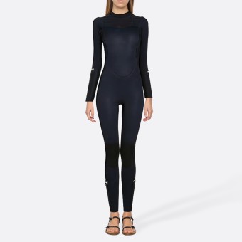 Sun protection thickened elastic women's full wetsuit