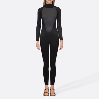 Elastic durable long sleeve women's full wetsuit