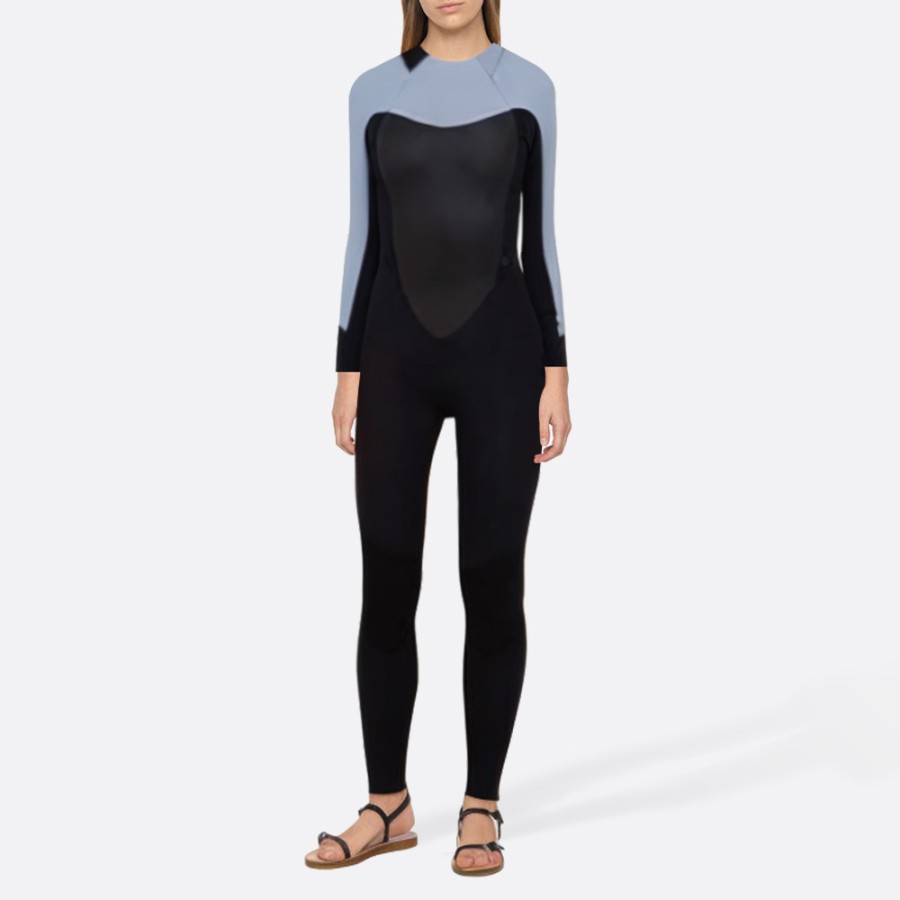 Colorblocked flexible fit women's full wetsuit