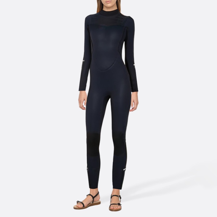 Sun protection thickened elastic women's full wetsuit