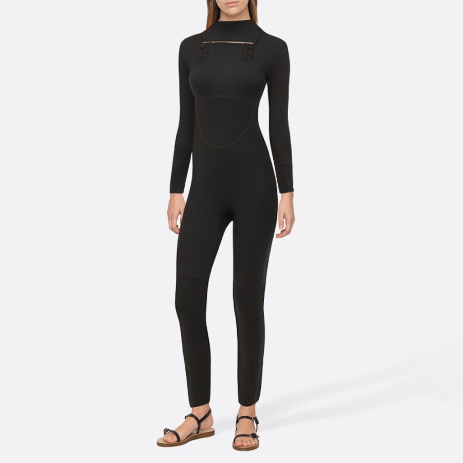 High stretch women's full-length surfing wetsuit