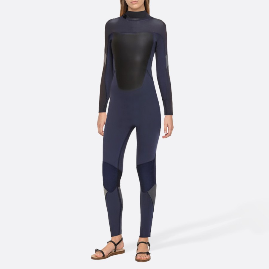 Navy lightweight women's full-length wetsuit