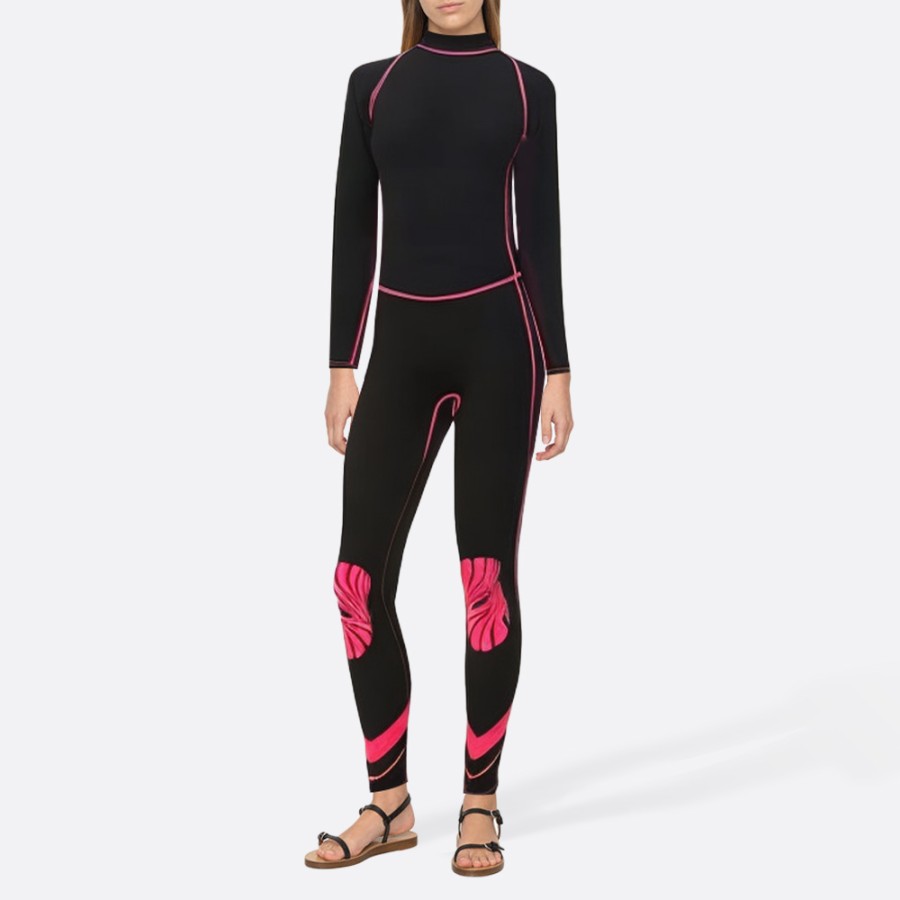 Watersports elastic women's full wetsuit