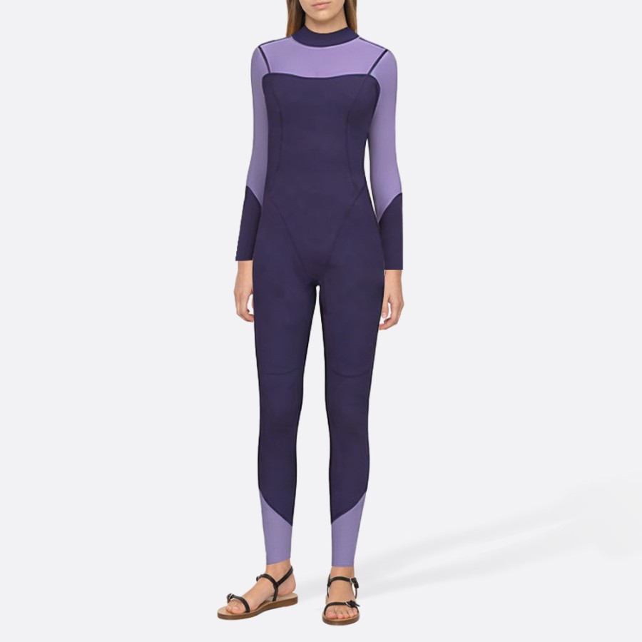 Watersports black women's full wetsuit