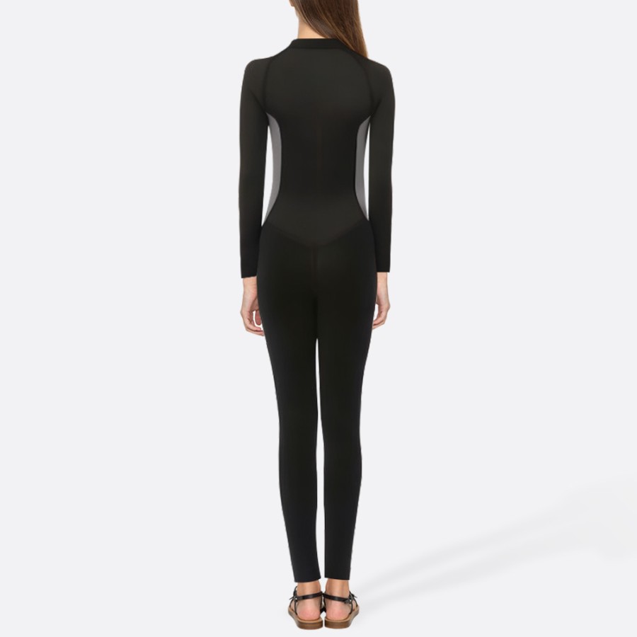 New black comfortable women's full wetsuit
