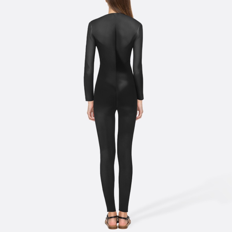 Sun protection thickened elastic women's full wetsuit