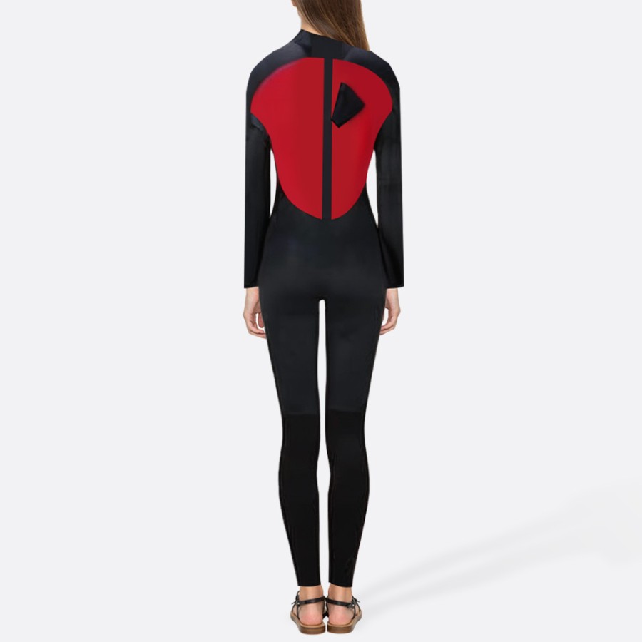High-end warm women's full-body diving suit