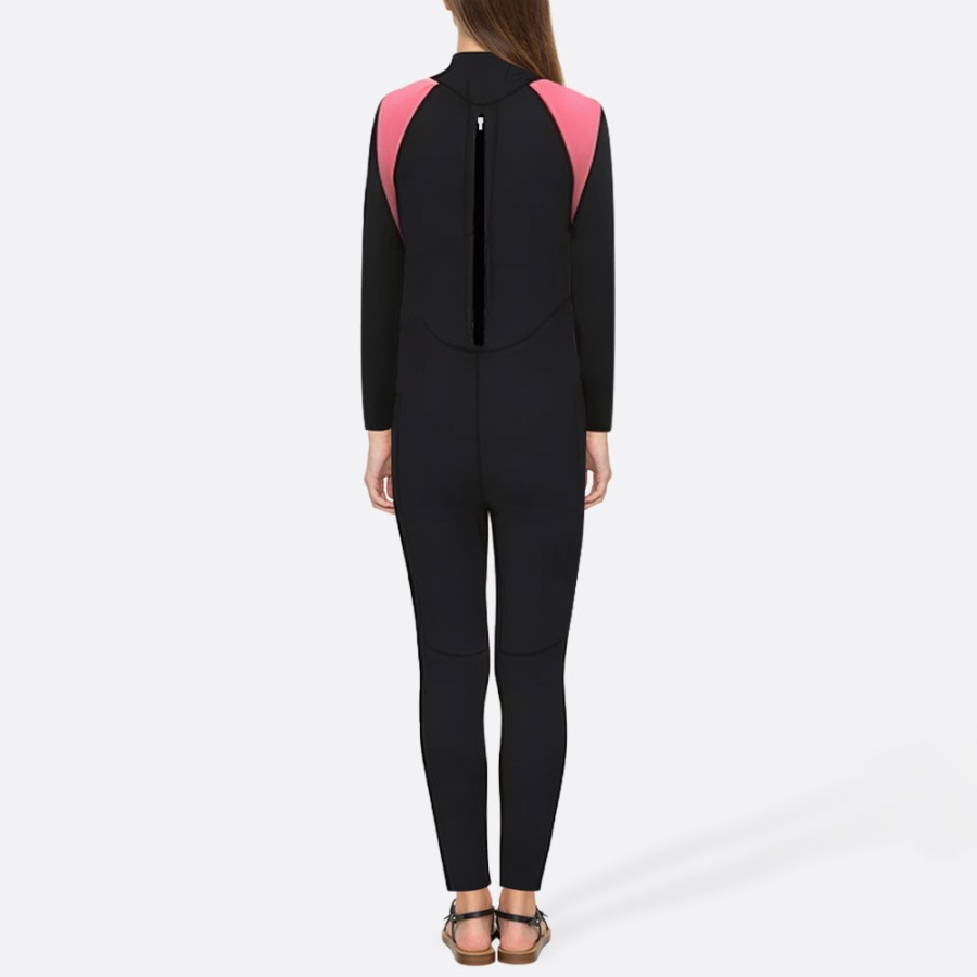 Fashionable and warm women's full-body wetsuit
