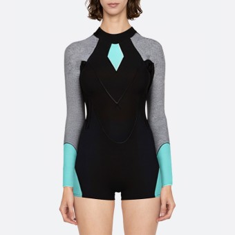 Patchwork ultralight women's long sleeve wetsuit