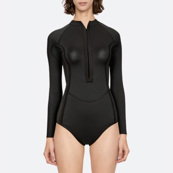 Elastic short women's long sleeve wetsuit