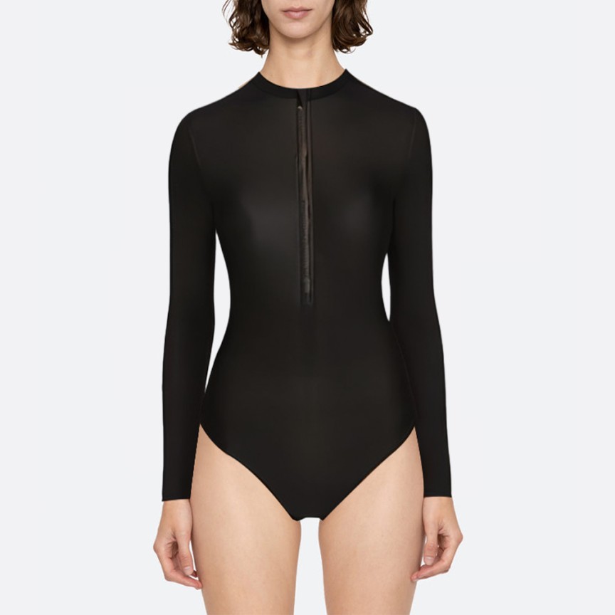 Women's quick-drying zipper long-sleeve wetsuit