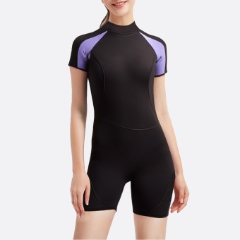 High performance flexible women's short sleeve wetsuit