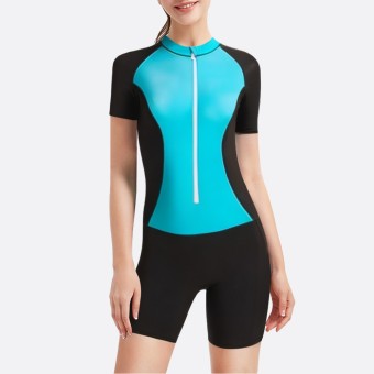 Lightweight slim fit women's short sleeve wetsuit