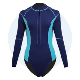 Long-sleeved Short Wetsuit