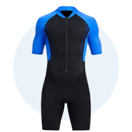 Short-sleeved Short Wetsuit